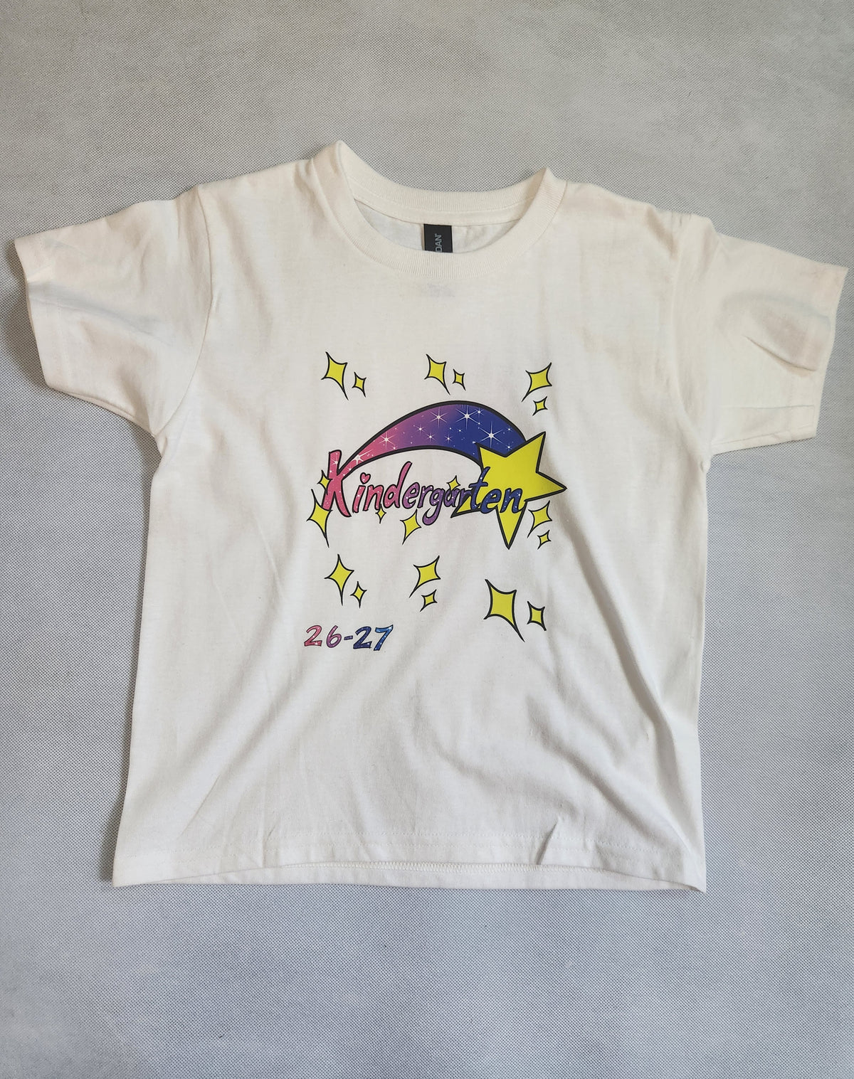 Kindergarten 26-27 Graphic Tee White