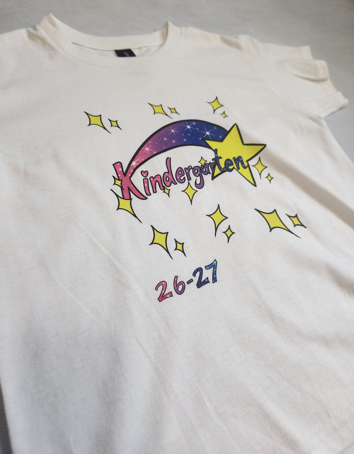Kindergarten 26-27 Graphic Tee White
