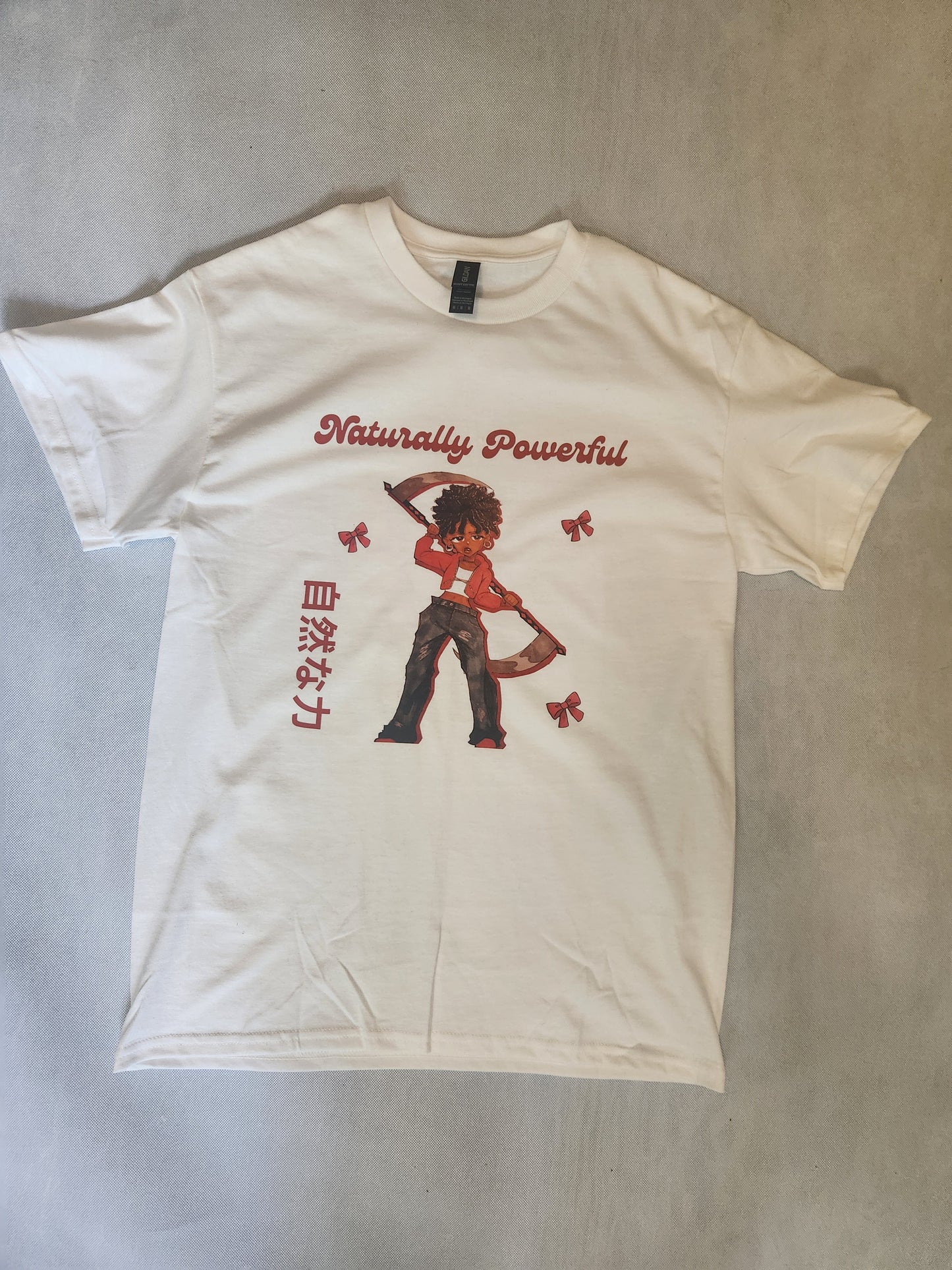 Naturally Powerful White T-Shirt