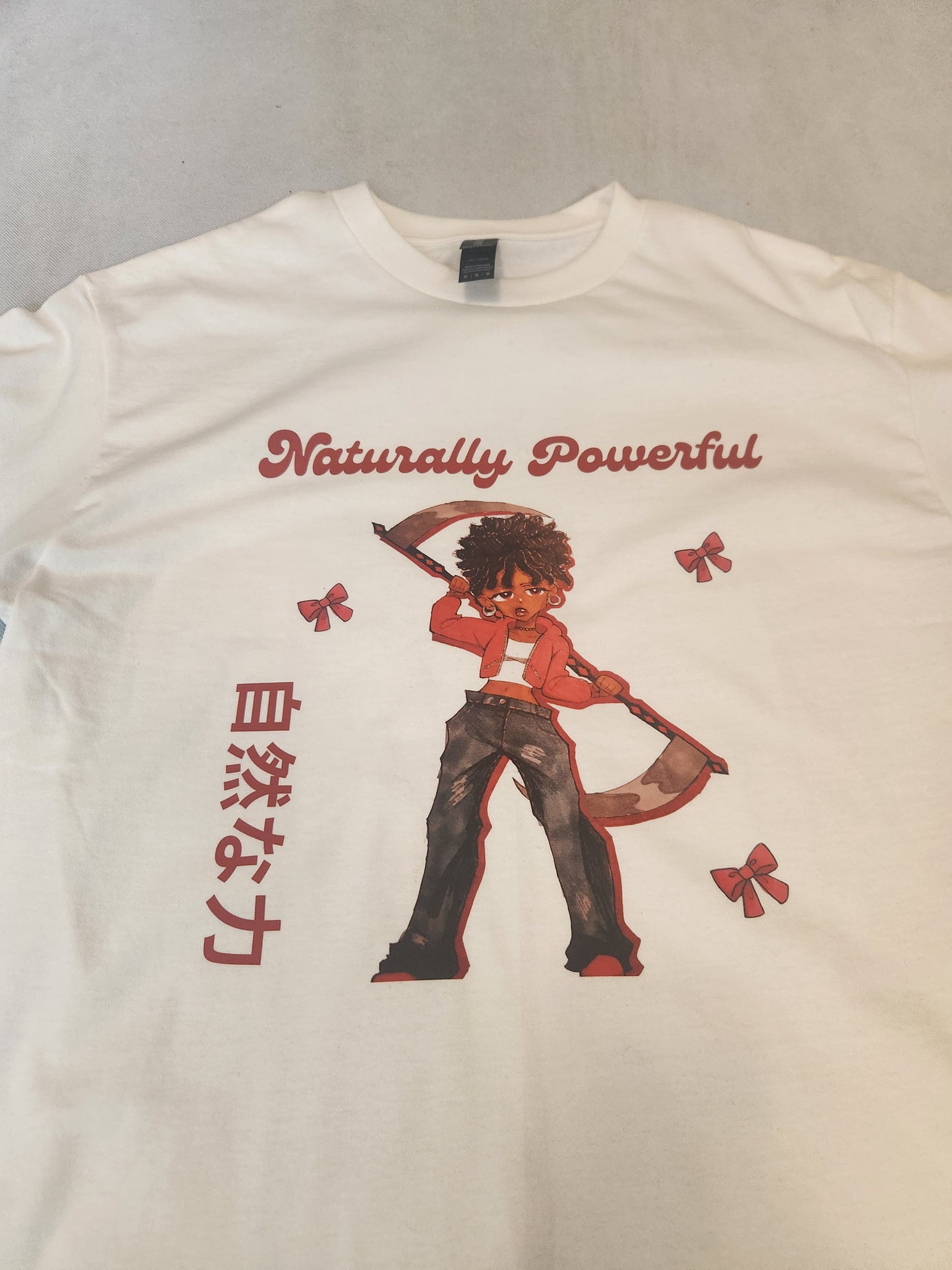 Naturally Powerful White T-Shirt
