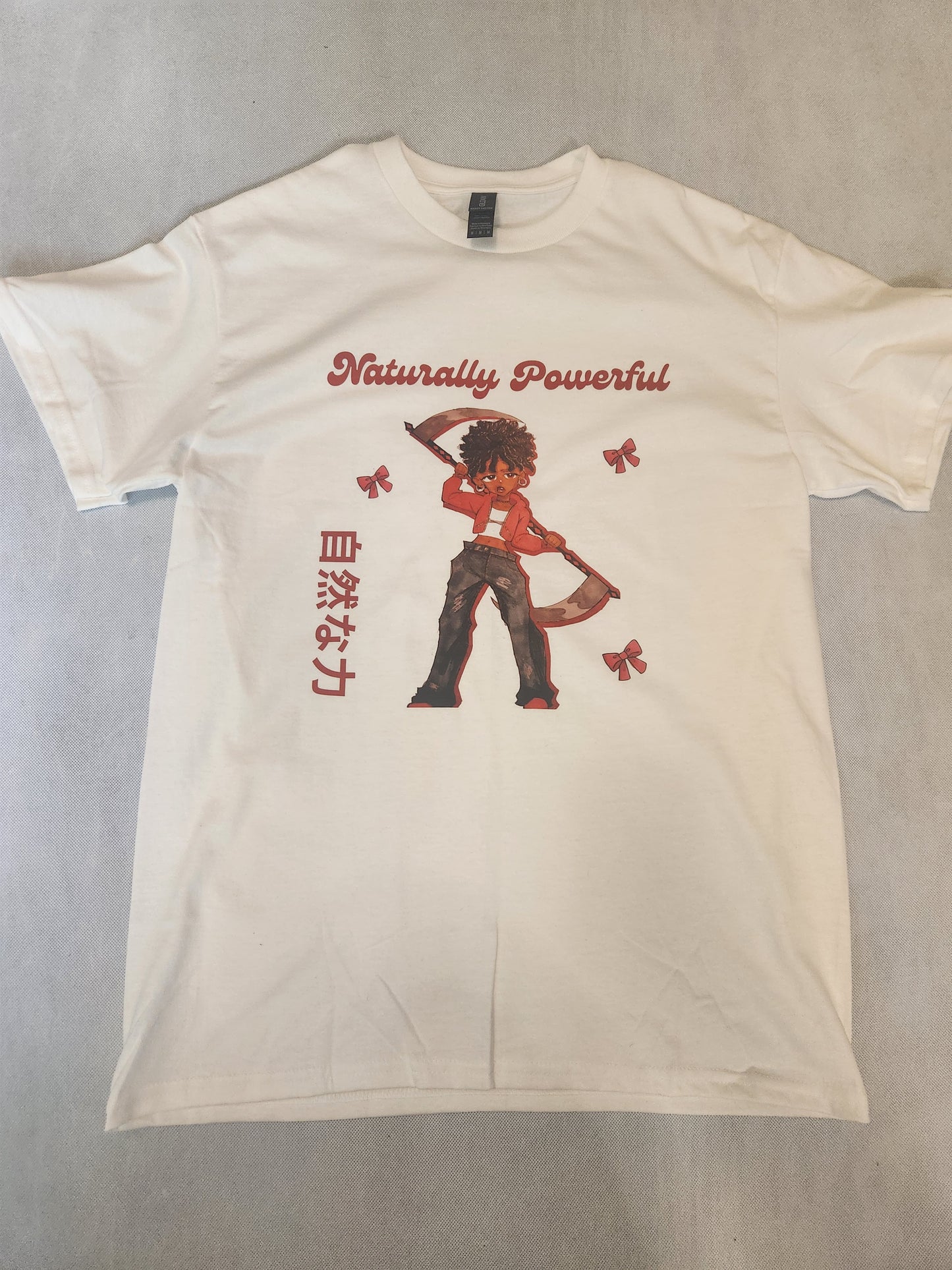 Naturally Powerful White T-Shirt