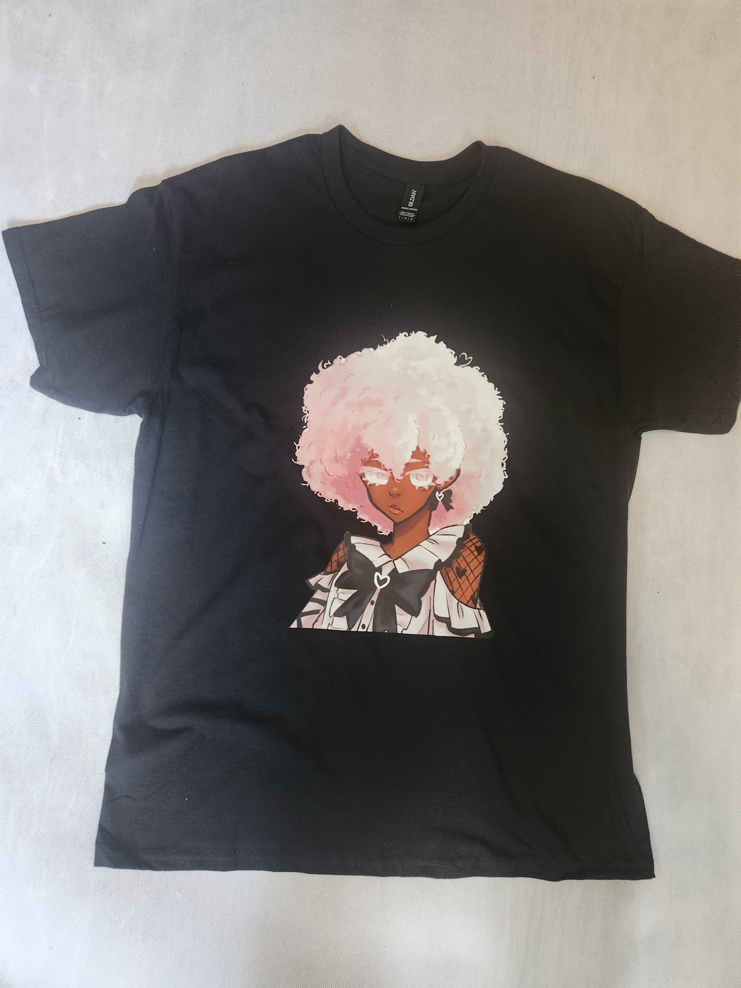 Pink Power Black T-Shirt