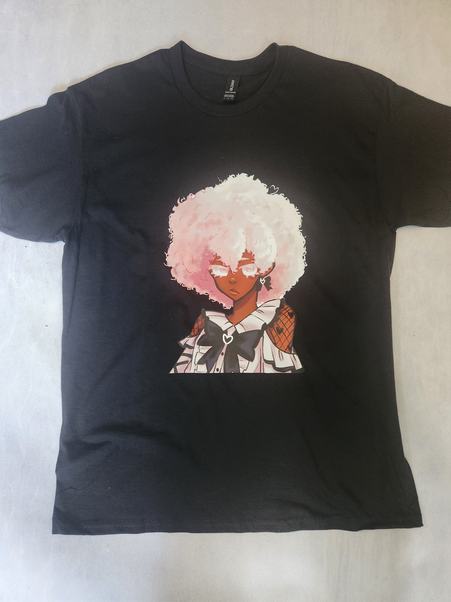 Pink Power Black T-Shirt