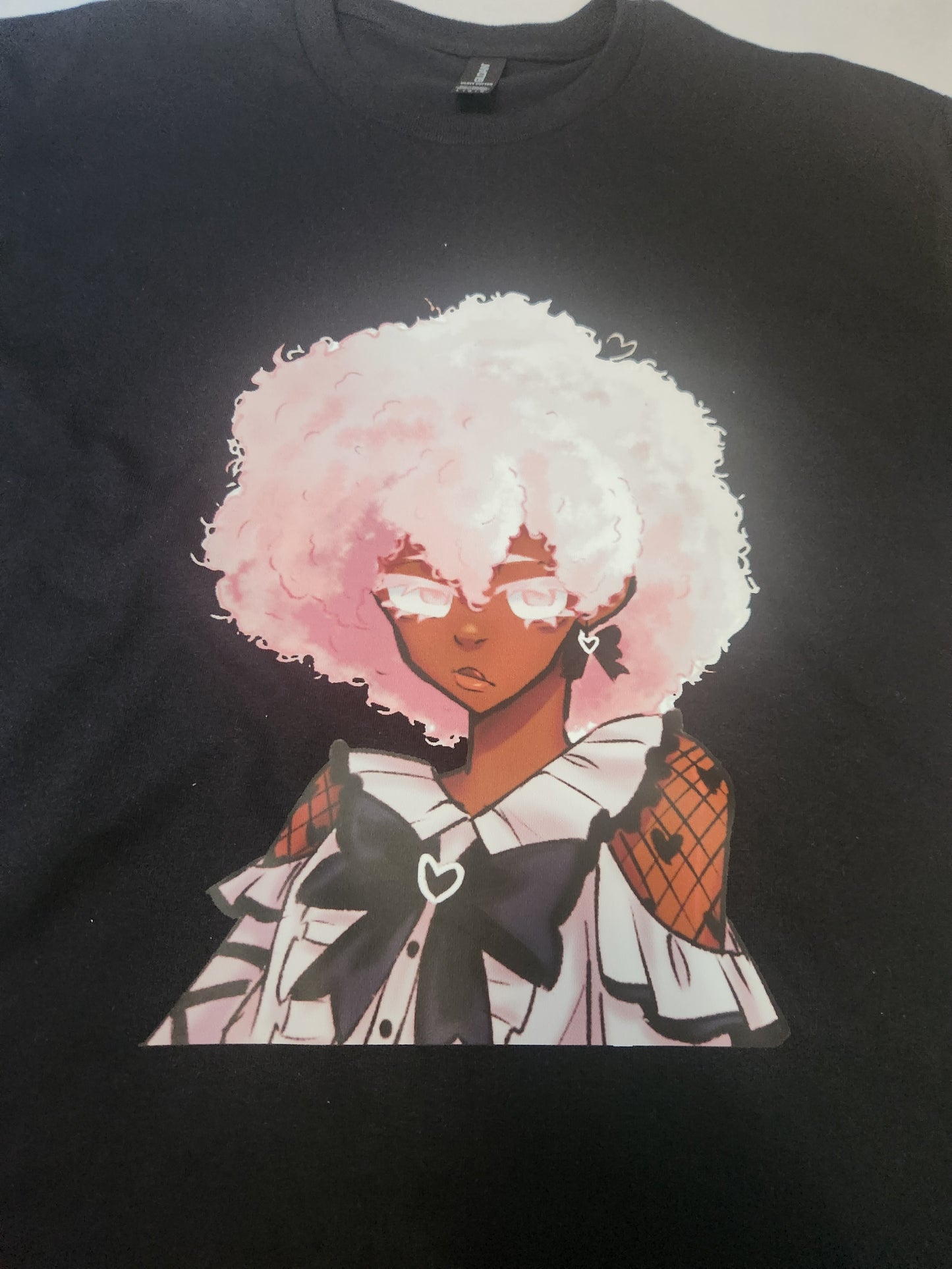 Pink Power Black T-Shirt