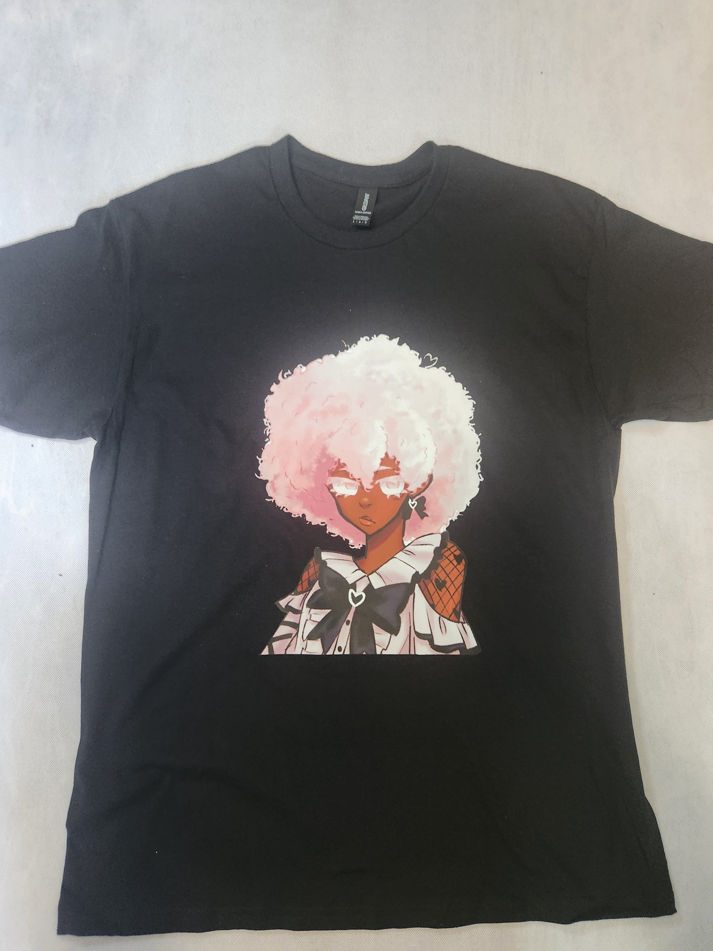 Pink Power Black T-Shirt