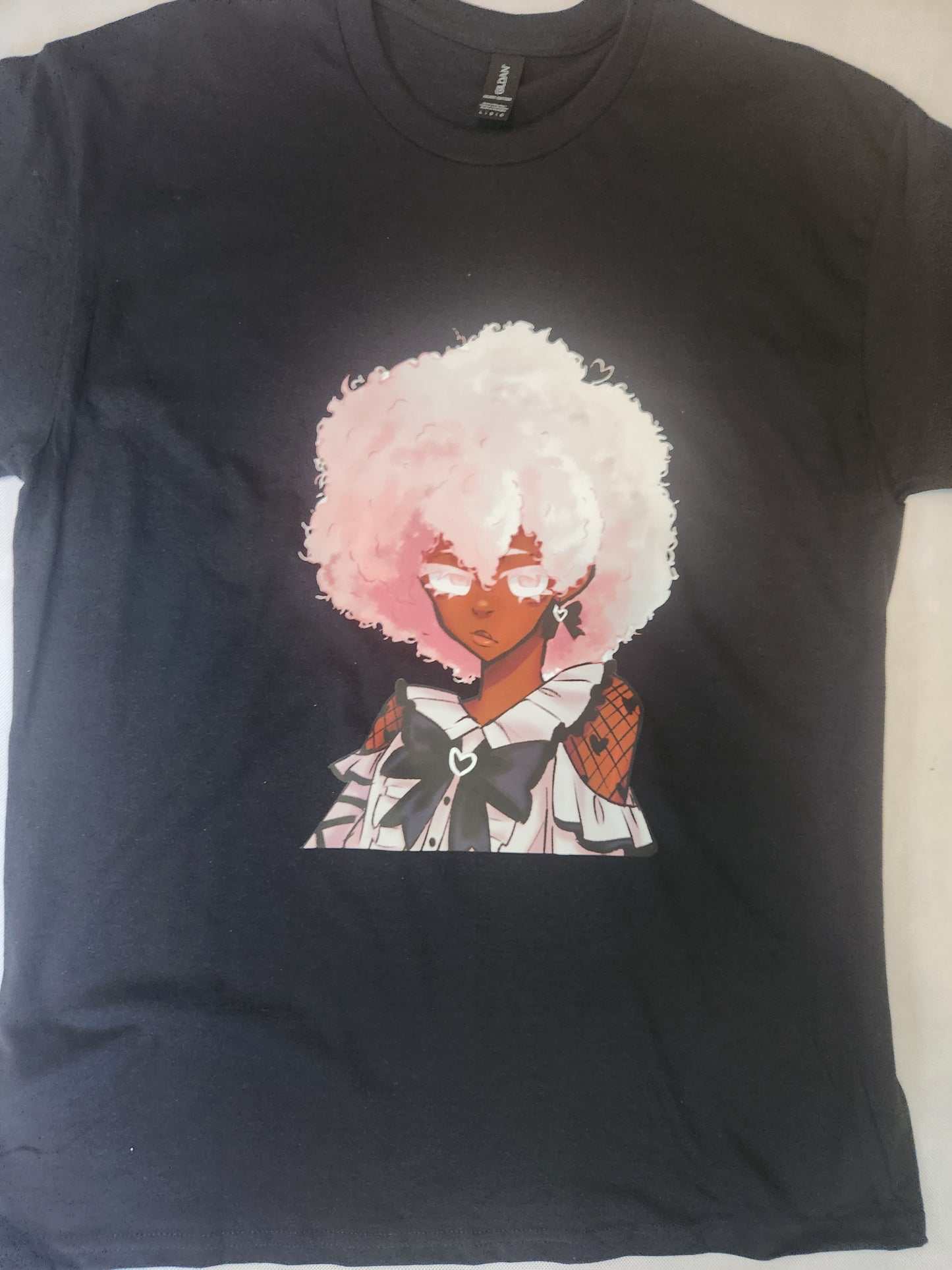 Pink Power Black T-Shirt