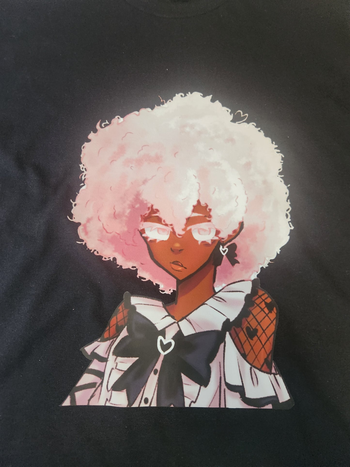 Pink Power Black T-Shirt