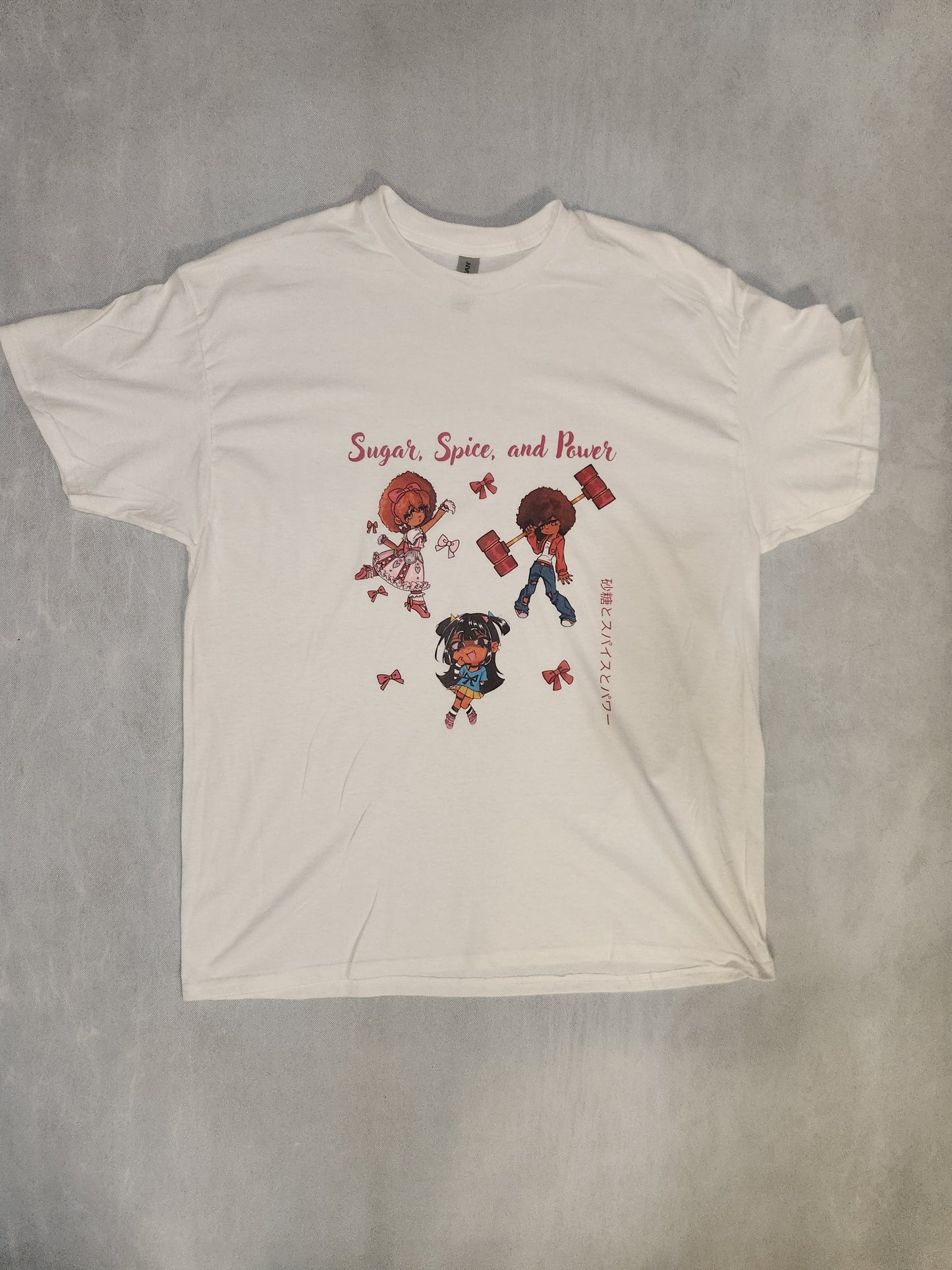 Sugar Spice and Power White T-Shirt