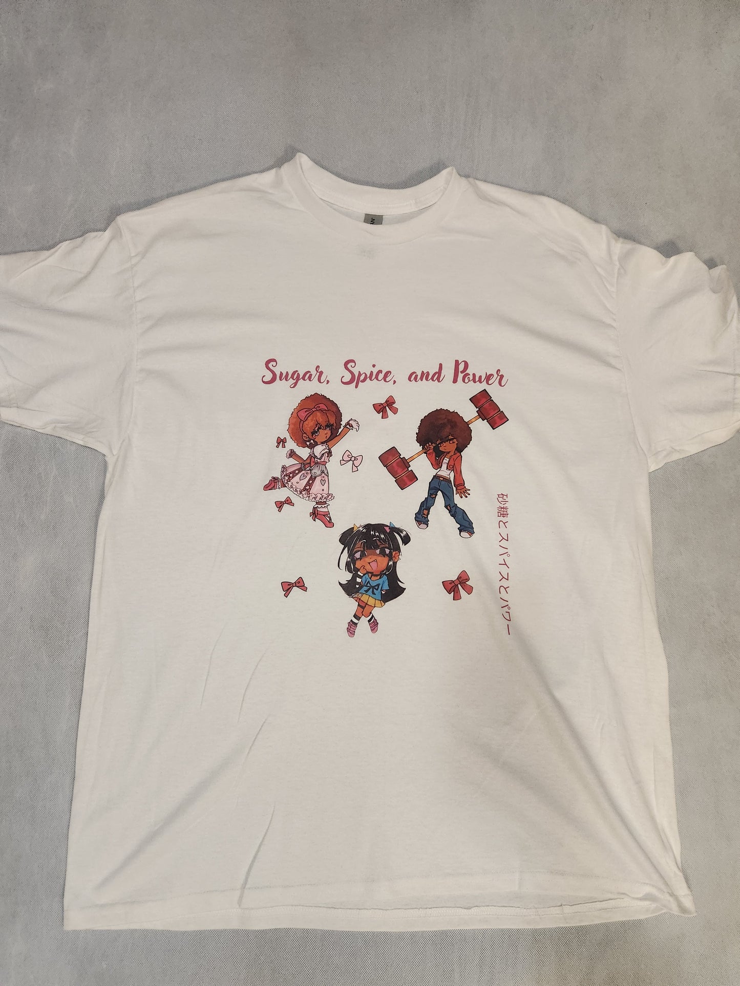 Sugar Spice and Power White T-Shirt