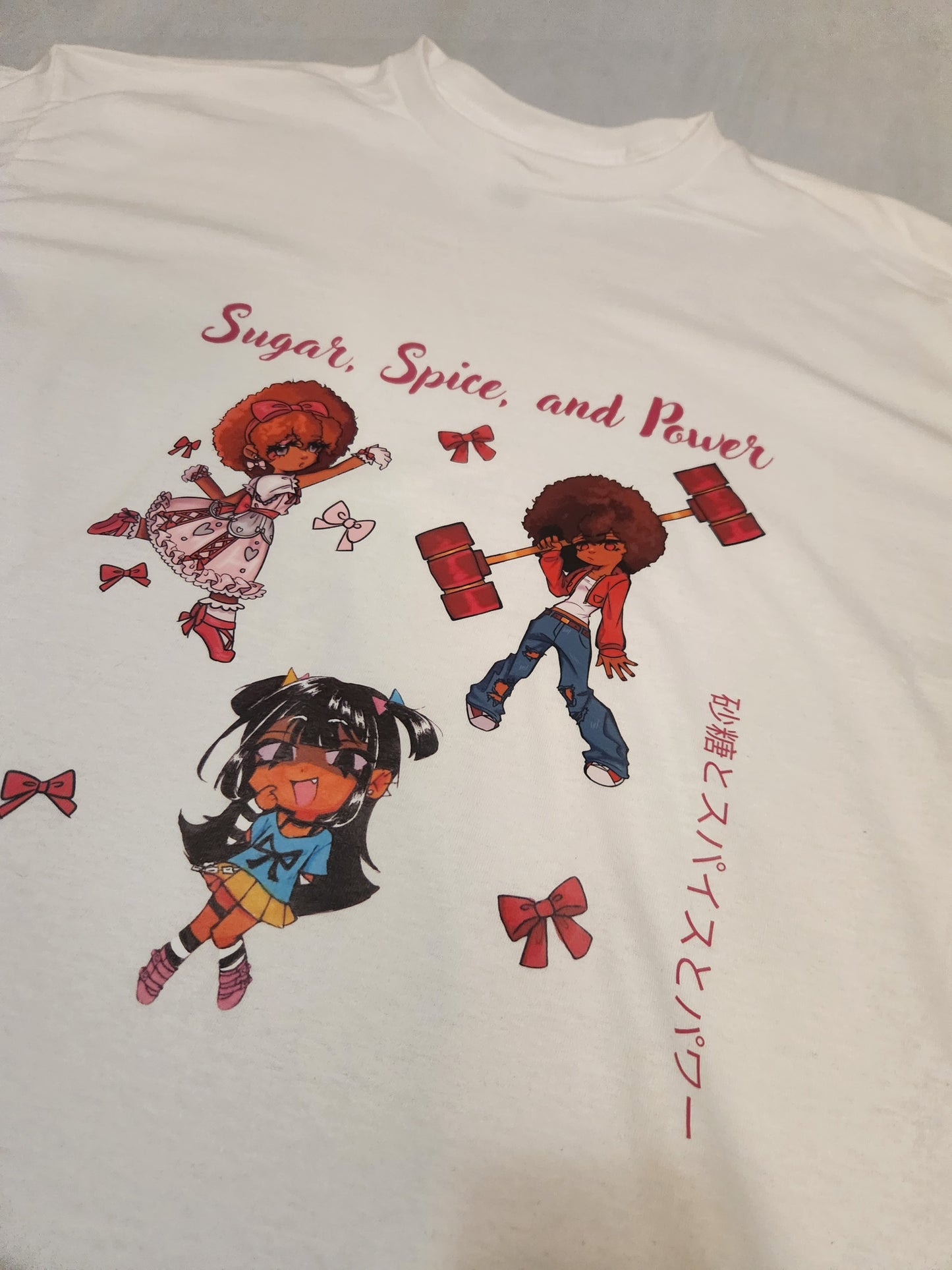 Sugar Spice and Power White T-Shirt