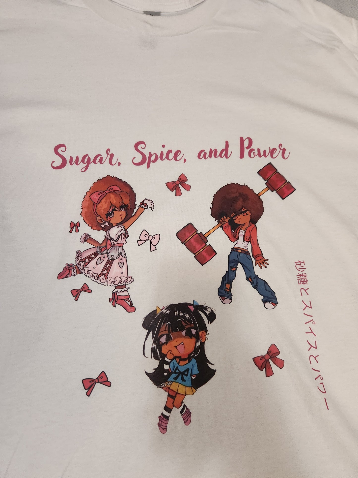 Sugar Spice and Power White T-Shirt
