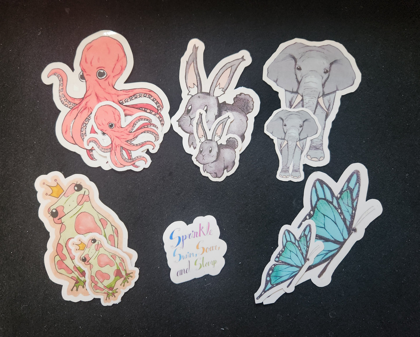 Sprinkle Swim, Stomp, and Soar Sticker Pack Jumbo