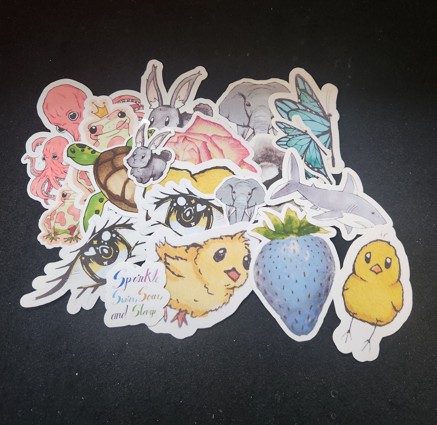 Sprinkle Swim, Stomp, and Soar Sticker Pack Jumbo