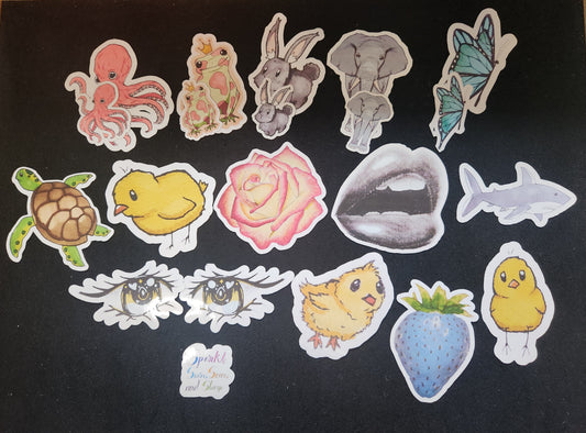 Sprinkle Swim, Stomp, and Soar Sticker Pack Jumbo
