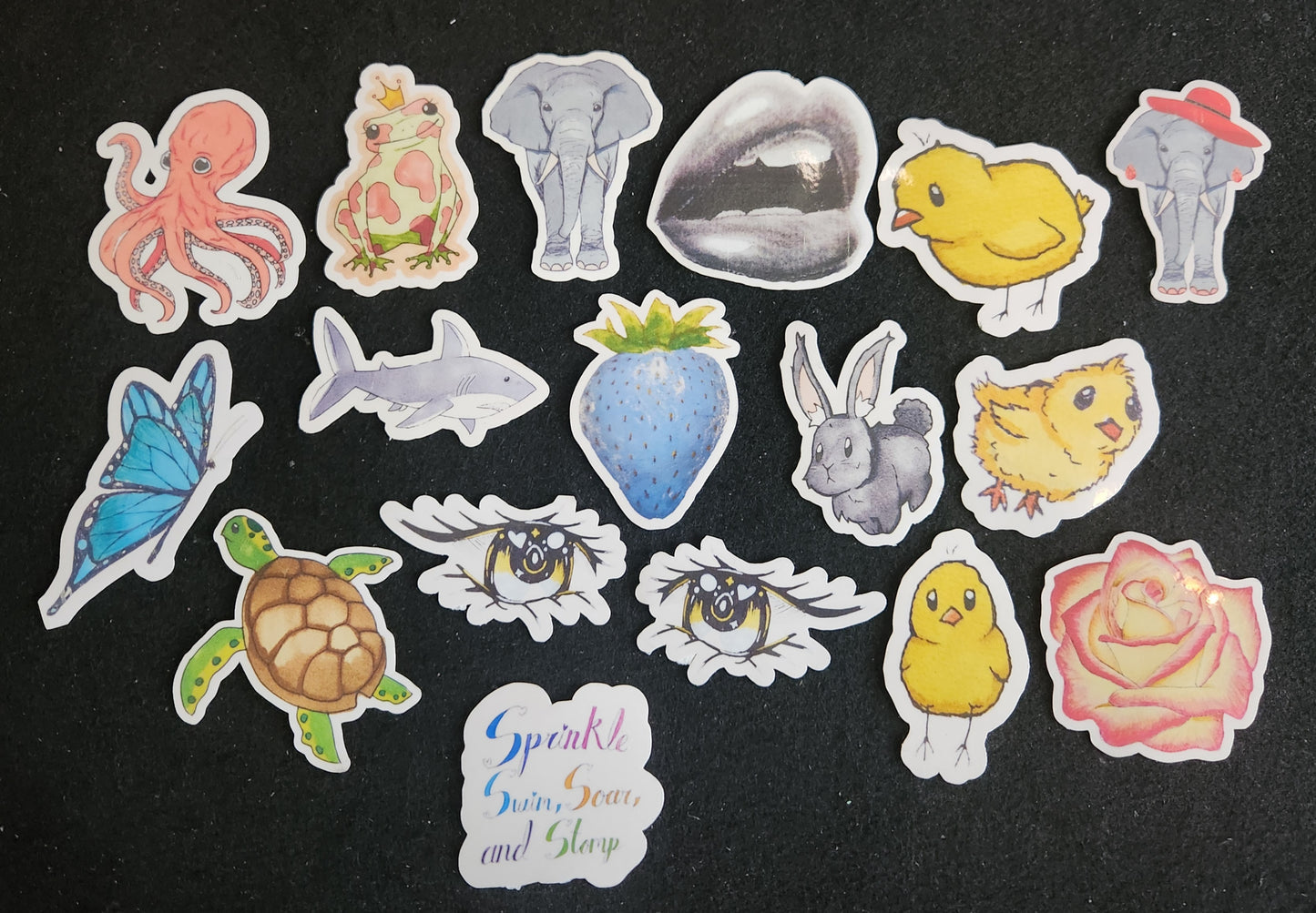 Sprinkle Swim, Stomp, and Soar Mini Sticker Pack